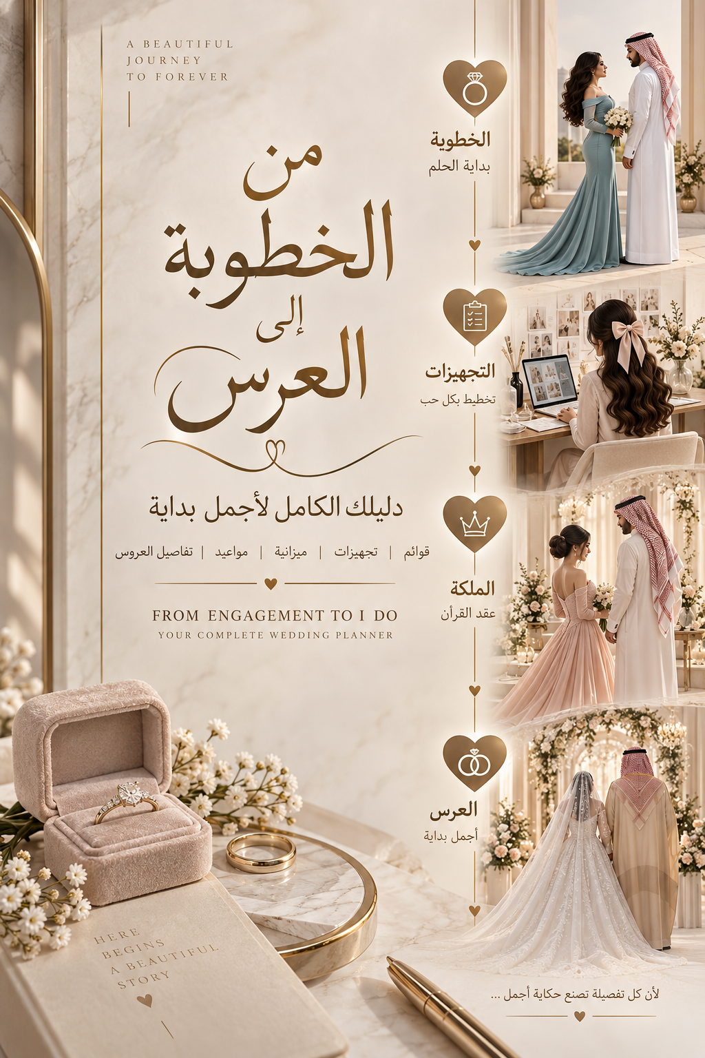 التفاصيل من الخطوبة للعرس